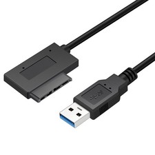 USB3.0 to SATA7 6Pin 13 Pin Slimline Sata Cable for Laptop CD DVD ROM Drive zz