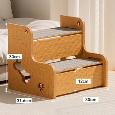 Pet Stairs Dog Ramps for Old Cats Sturdy with Carpet Dog Steps Portable for High