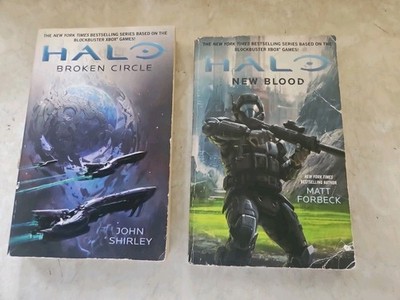 Halo Broken Circle  By Shirley And New Blood By Forbeck Trade Paperbacks H2