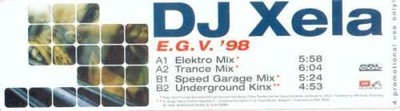 DJ Xela - E.G. 12'' Promo Vinyl Electronic Trance, Speed Garage, Euro House 26229