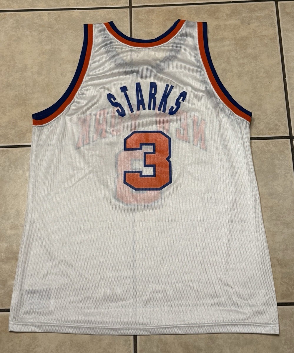 Vintage John Starks Champion Jersey 48 New York Knicks Brunson