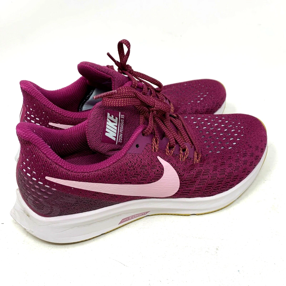 Nike Women&#039;s 8 Pegasus 35 Running Shoes True Berry Purple &amp; Pink Sneaker | eBay