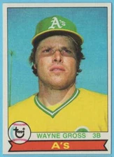 1979 Topps Wayne Gross #528 Oakland Athletics