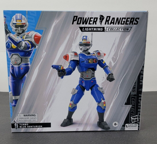 Power Rangers Modellino Lightning Turbo Senturion blu - Foto 4 di 10