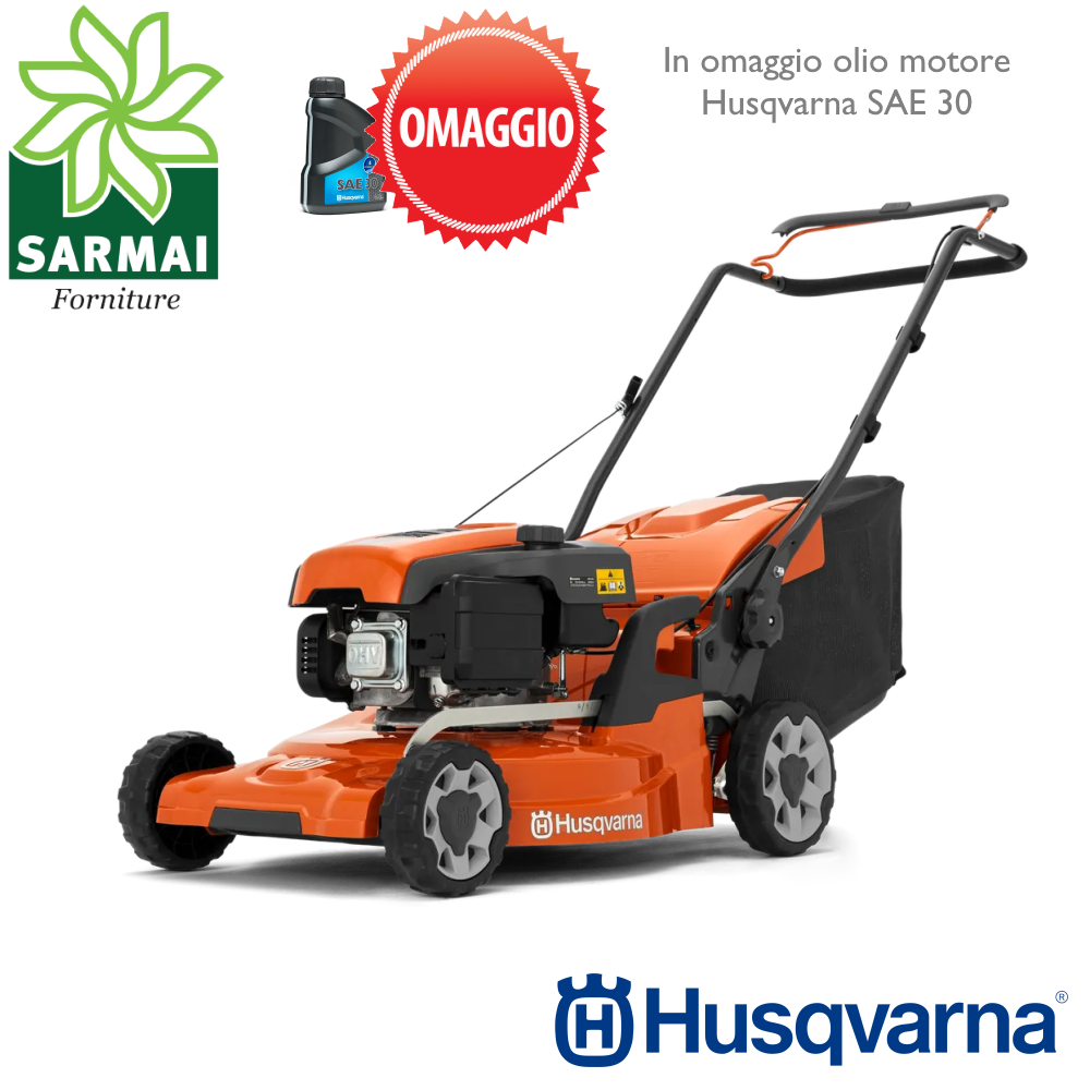 Rasaerba a scoppio HUSQVARNA LC 247S tagliaerba tosaerba trazionato semovente
