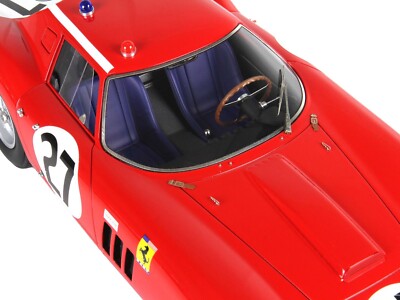 Miniature BBR Ferrari 250 GTO NART #26 - 1/18, Le Mans 1964, Avec Vitrine, Neuve