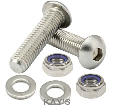 Hex Socket Button Head Screw And Nut With Washes M2 M2.5