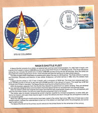 SHUTTLE COLUMBIA STS 52 LAUNCH OCT 22,1992 KSC SPACE COVER