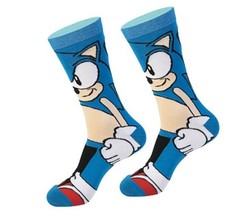 Sonic Game Character Design Crew Socks