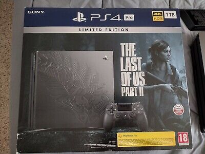  PlayStation 4 Pro 1TB Limited Edition The Last of Us Part 2  Console Bundle - Black : Video Games