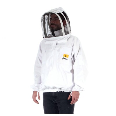 Imkerjacke für Imkerei Kapuze Stil Schleier Stichfest Imkerjacke 