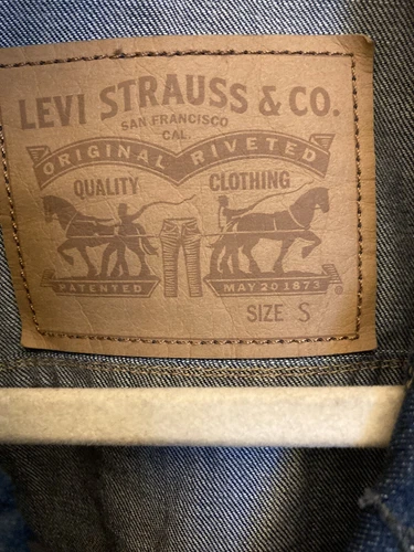 RARE EXCLUSIVE PREMIUM STRETCH DENIM LEVIS TRUCKER JACKET UNAVAILABLE ANYWHERE S image 4