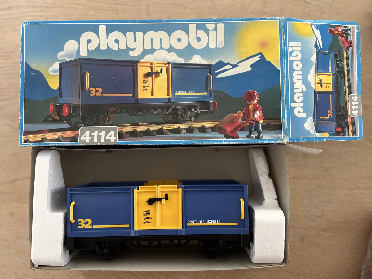 Playmobil TRAIN - 2 PLATEFORMES NEUVE WAGON PLAYMOBIL