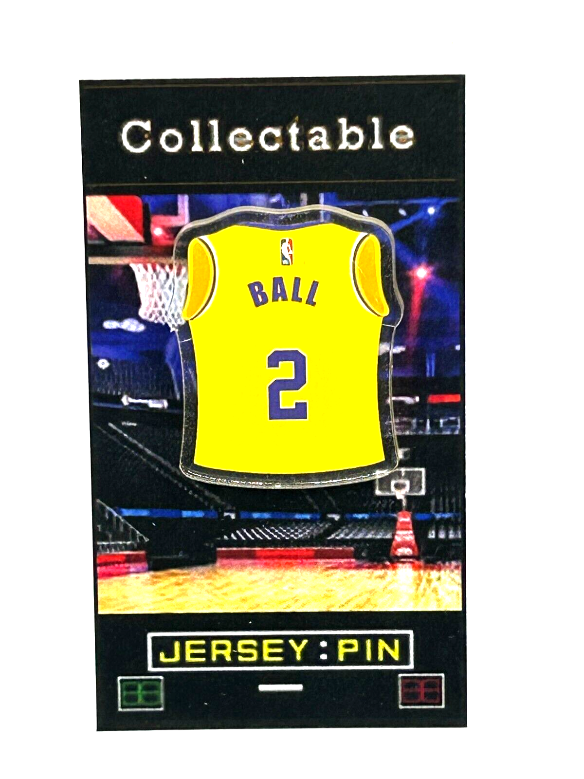 Los Angeles Lakers Lonzo Ball Jersey Lapel Pin – Classic Collectible with Free Shipping