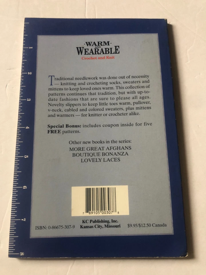 Warm and Wearable Crochet and Knit The Classic Collection by Workbasket Magazine - Image 2 of 2