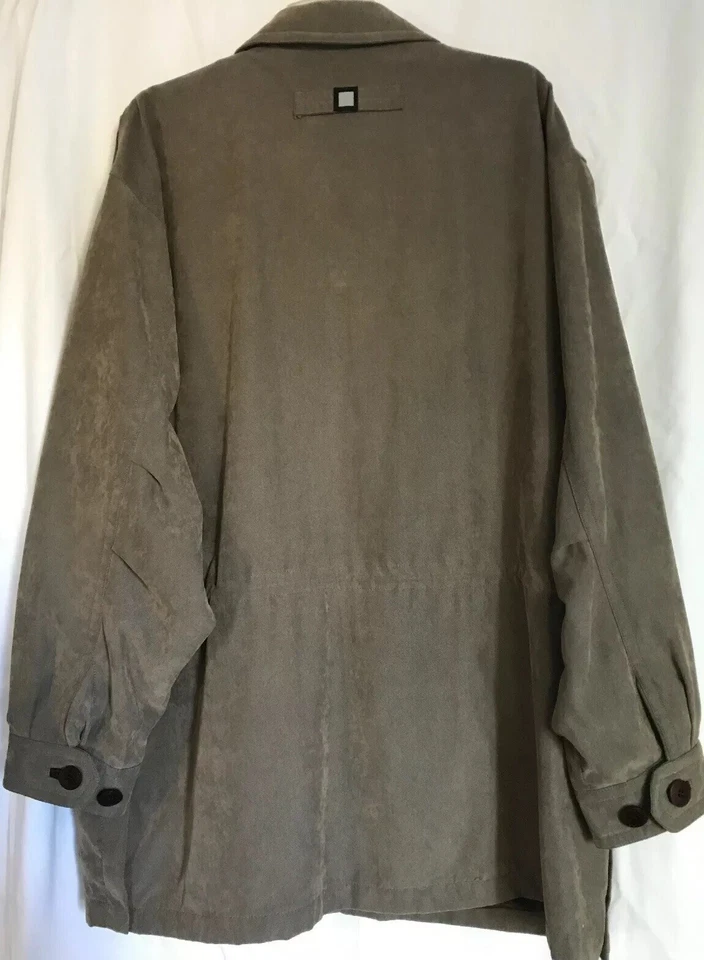 Abrigo de conductor PORSCHE para hombre chaqueta grande verde oliva Foto 2 de 4