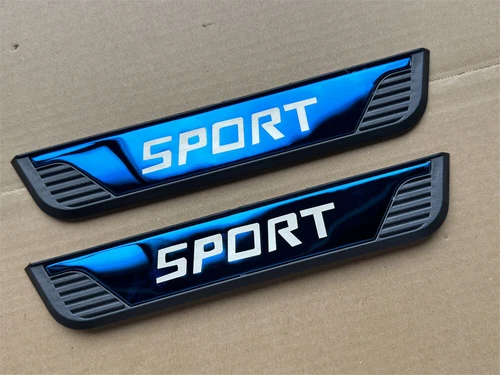For Nissan Kicks Accessories Car Door Scuff Sill Cover Panel Step Protector Trim - Picture 54 of 92