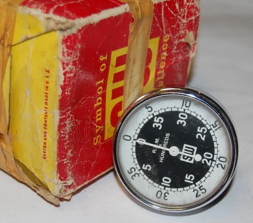 SW Stewart Warner Tachometer RPM Gauge handheld lathe milling rat rod automotive
