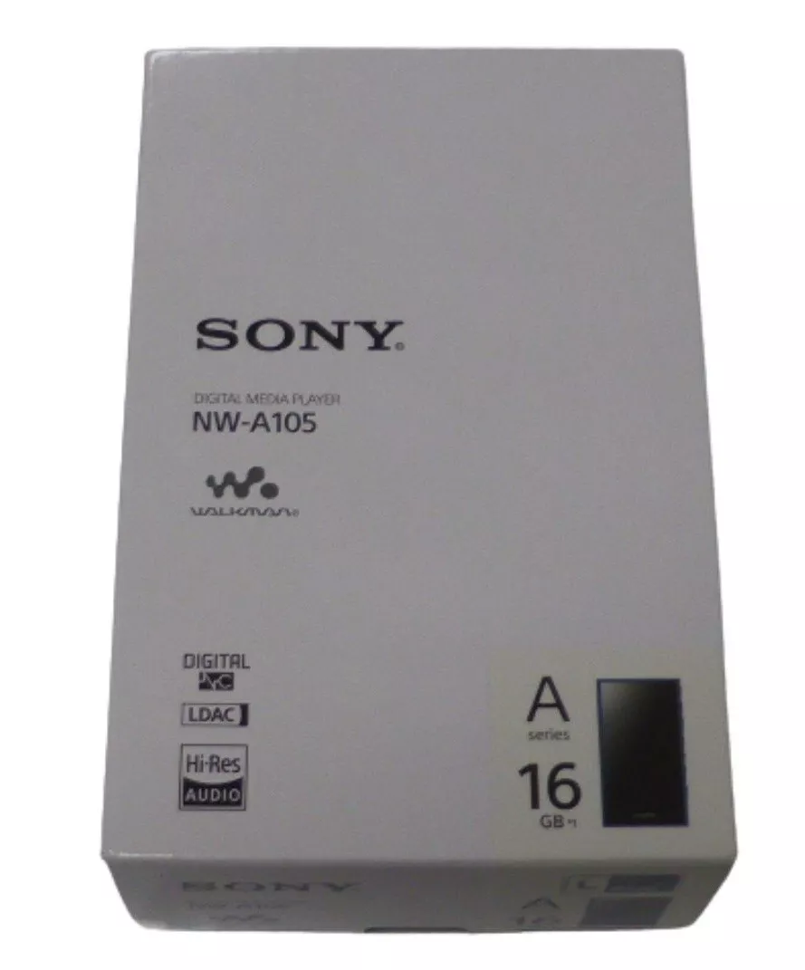 SONY Walkman 16GB A Series NW-A105 B Black New in Box