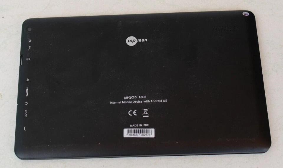 Tablet mpman MPQC30i 10,1" IPS HD 16GB schwarz, ohne Zubehör und Funktion - Bild 2 von 4