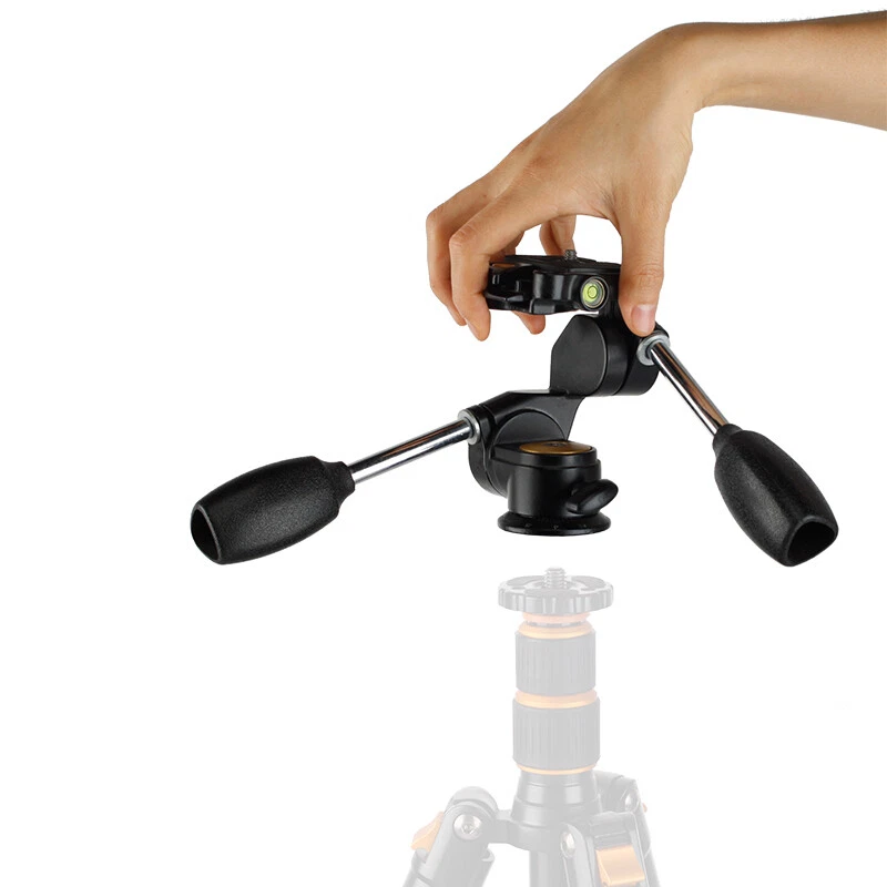 Cabezal de video trípode tridimensional panorámico Victory con placa de liberación rápida Foto 3 de 4