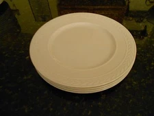4 Lenox Laural Vine Ivory Cream 10 1/2" Dinner Plates - Excellent Condition