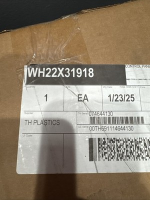 GE GTW680BP1DG Washer User Interface Control WH22X31918