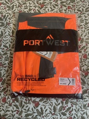 PW3 Hi-Vis Extreme wasserdichte Arbeitshose RIS 3279 Portwest PW342 Größe XXL