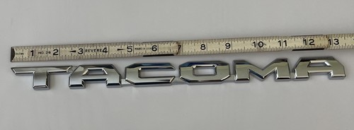 2016-2021 Toyota Tacoma Side Door Emblem Badge Logo Nameplate Chrome - Picture 2 of 4