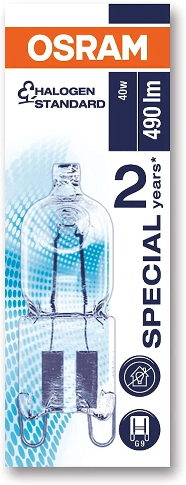 Osram 66740 lampadina alogena da forno 40 W 230 V G9 - Immagine 3 di 4