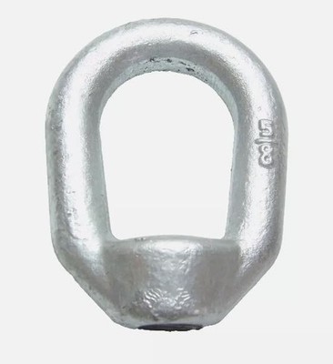 Hot Dip Galvanized Drop Forged Steel Eye Nuts, UNC Threads: 3/8, 1/2, 5/8, 3/4