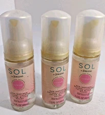 SOL by Jergens Medium Water Mousse, Water-based Self Tanner 1.5oz 3pk