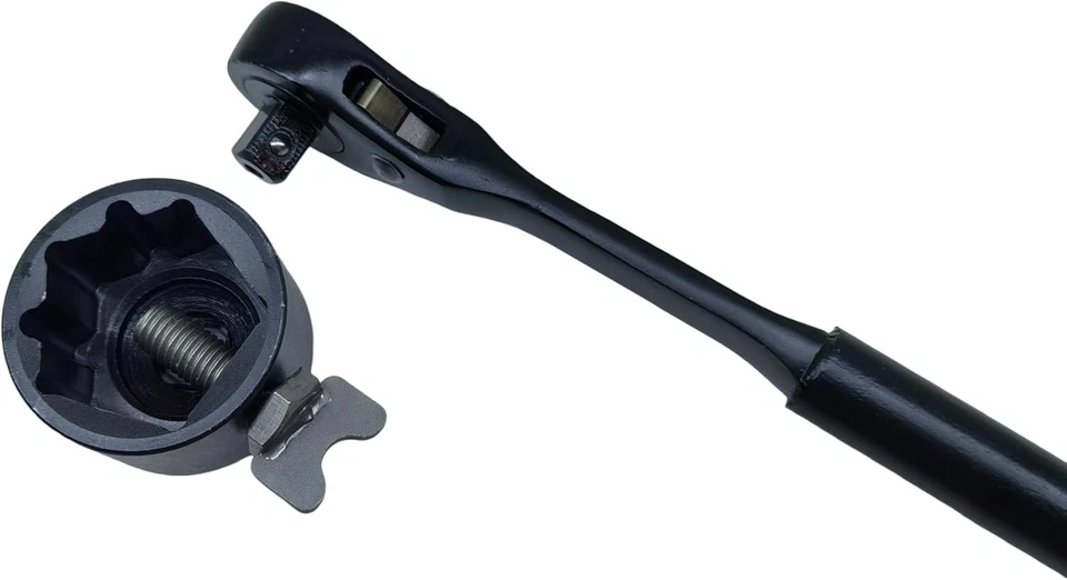 Adjustable Ratcheting Hydrant Wrench for 7/8" to 1-3/4" Pentagon Nuts and 3/4" t - Image 4 of 4