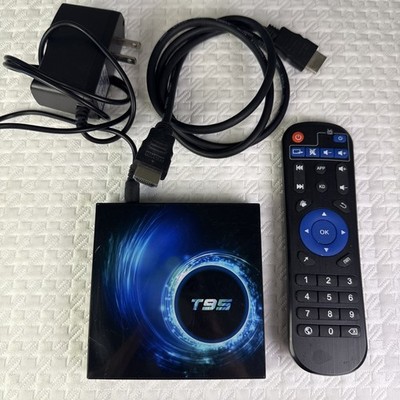 T95 Android TV Box 10.0 4K Streaming Device + Remote (UNTESTED)