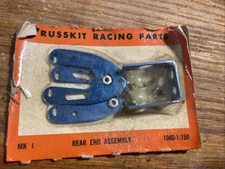 Rare Russkit Rear End Dragster Parts Nos Anodized Blue. 1/24 slot car