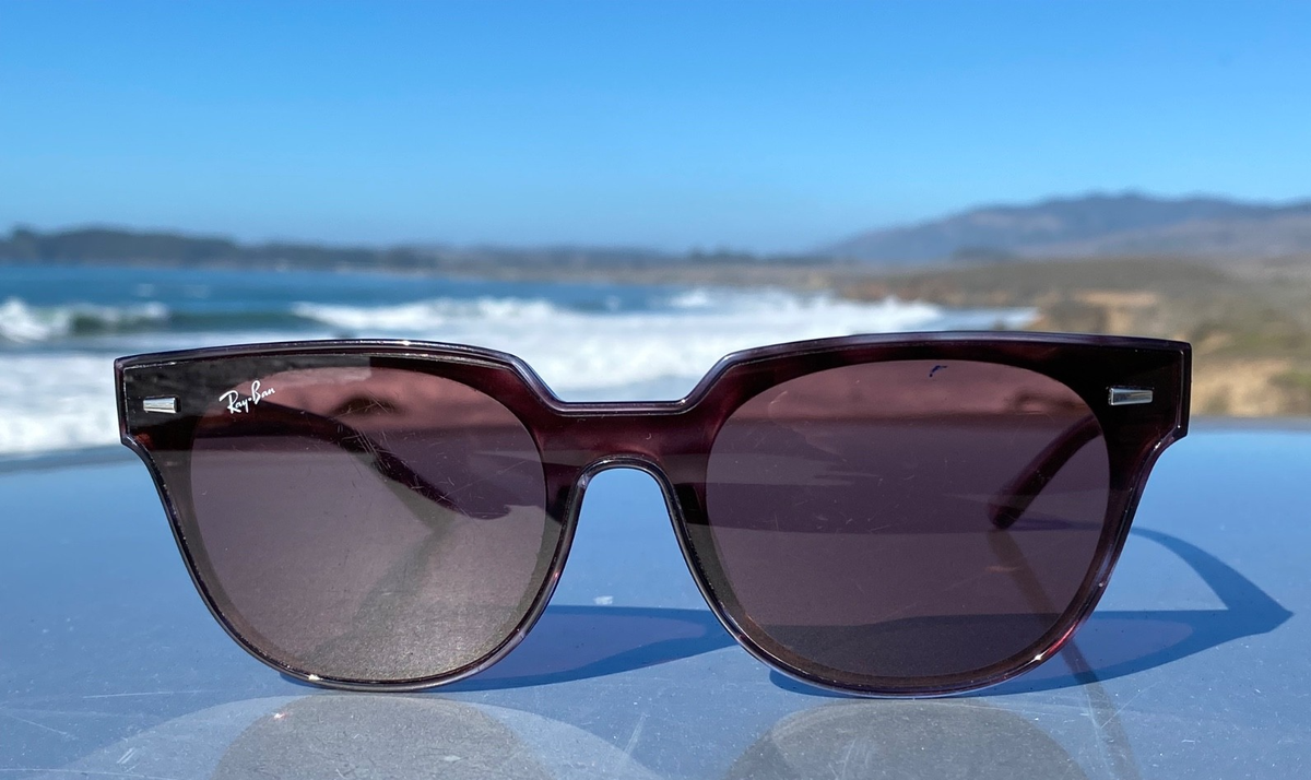 Ray-Ban Italy Blaze Meteor 4368N Sunglasses- Scratching /Striped