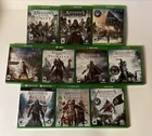 (10) Assassin's Creed Xbox One Lot - Ezio Collection, Origins, Unity Rogue CIB