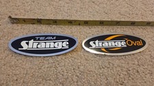 Lot Of 2 Team Strange Oval Drag Racing Decals Stickers Nhra Super Stock Nascar