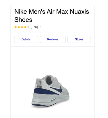 Nike Air Max Nuaxis Sneaker (Men) in Vast Grey/ Blue MSRP  display picture 2
