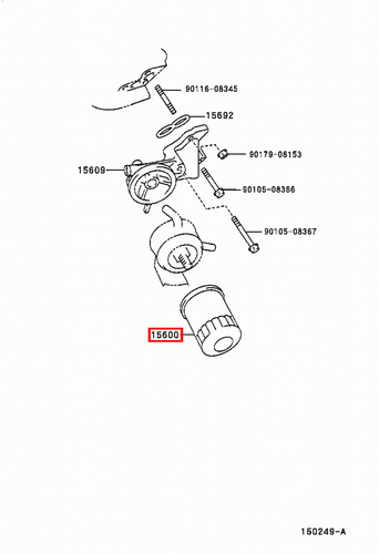 Genuine Toyota LandCruiser 80 Series FZJ 1FZ FE 4.5 Petrol Engine Oil Filter - Picture 5 of 20