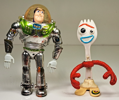 アメコミ Toy Story Solar Buzz Lightyear Solar Buzz Lightyear Chrome Toy Story Disney Thinkway 6