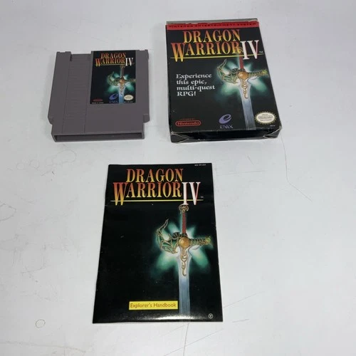 Dragon Warrior Nintendo NES Authentic W/ Explorer’s Handbook