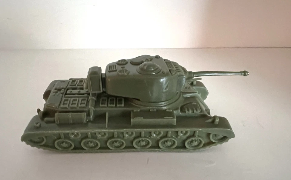 MARX BATTLEGROUND - EE. UU. TANQUE - OLIVA MONÓTONO - MUY BUENO - ARTÍCULO IMPRESCINDIBLE Foto 4 de 4