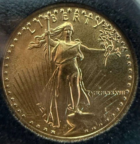 1987 Roman Numerals $5  1/10 oz Gold Eagle Coin In Capsule w/ Box