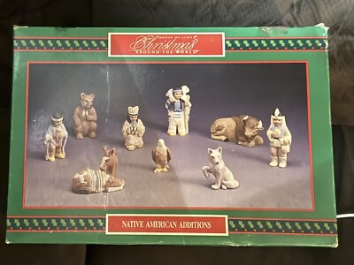 House of Lloyd Christmas Around the World Nativity Native American Additions S5