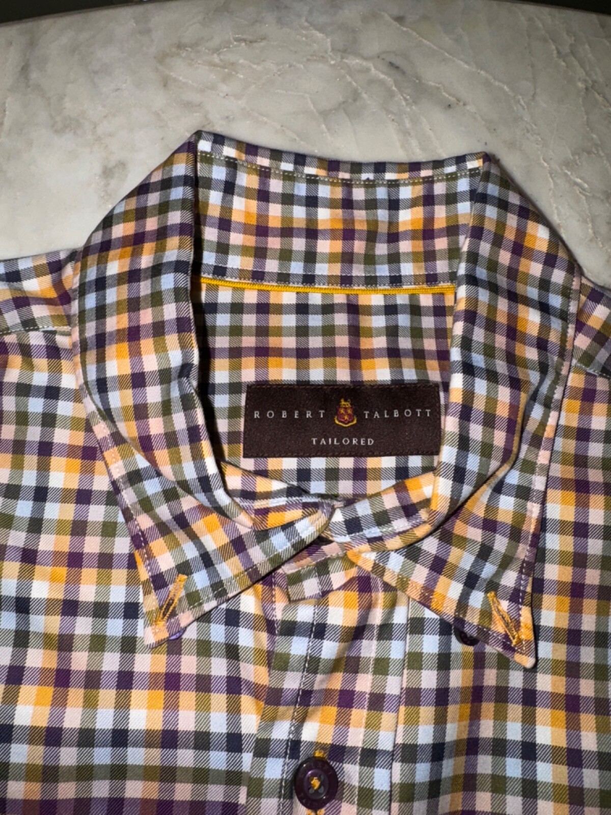 Robert Talbott Casual Button Down - Size L Large … - image 3