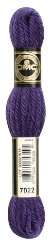 DMC Laine colbert Tapestry Wool 8.7 Yard Skein - Color 7022 - Purple - Picture 2 of 2