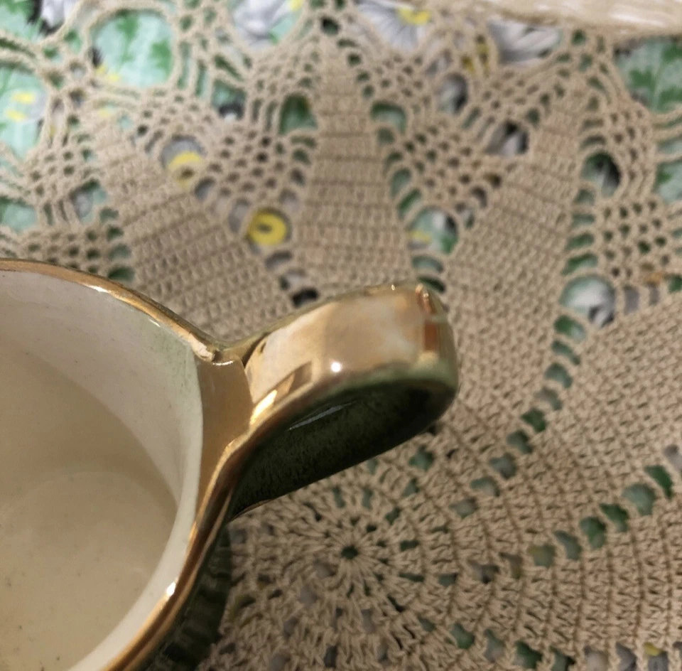 Royal Winton Breakfast Set Creamer Jug Dark Green Mottled - image 4 of 4