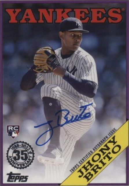 2023 Topps Update Series - Jhony Brito #88BAU-JHB - 1 of 1
