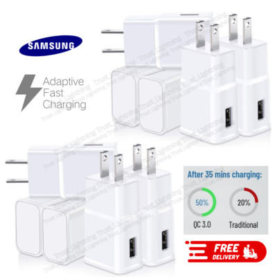 Bulk Lot Adaptive USB Fast Wall Charger 15W Power Adapter For Samsung LG Android